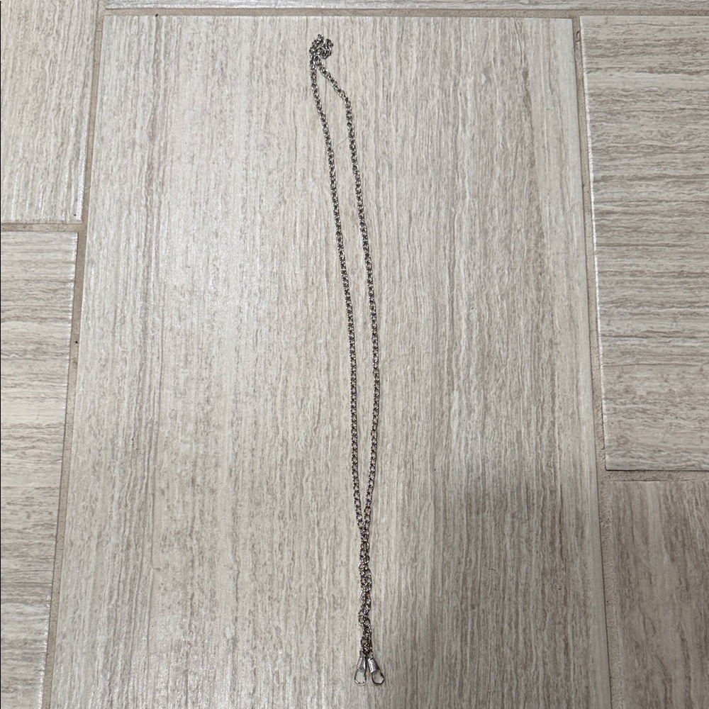 Silver crossbody chain